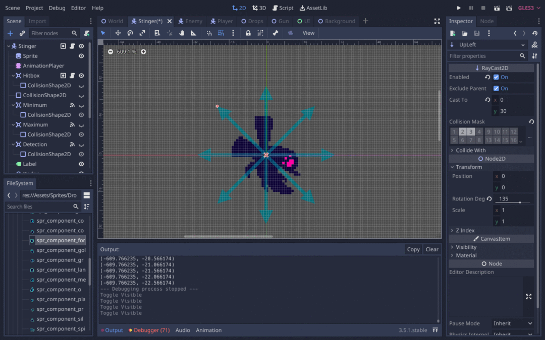 🎯 RayCast en Godot: Detectando como un profesional